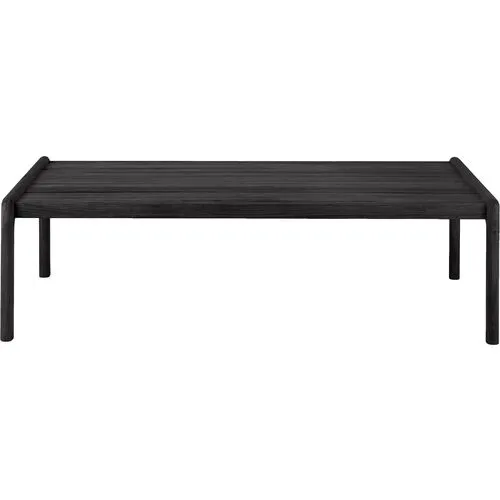 Jack Outdoor Coffee Table - Black Teak - Ethnicraft - Brown