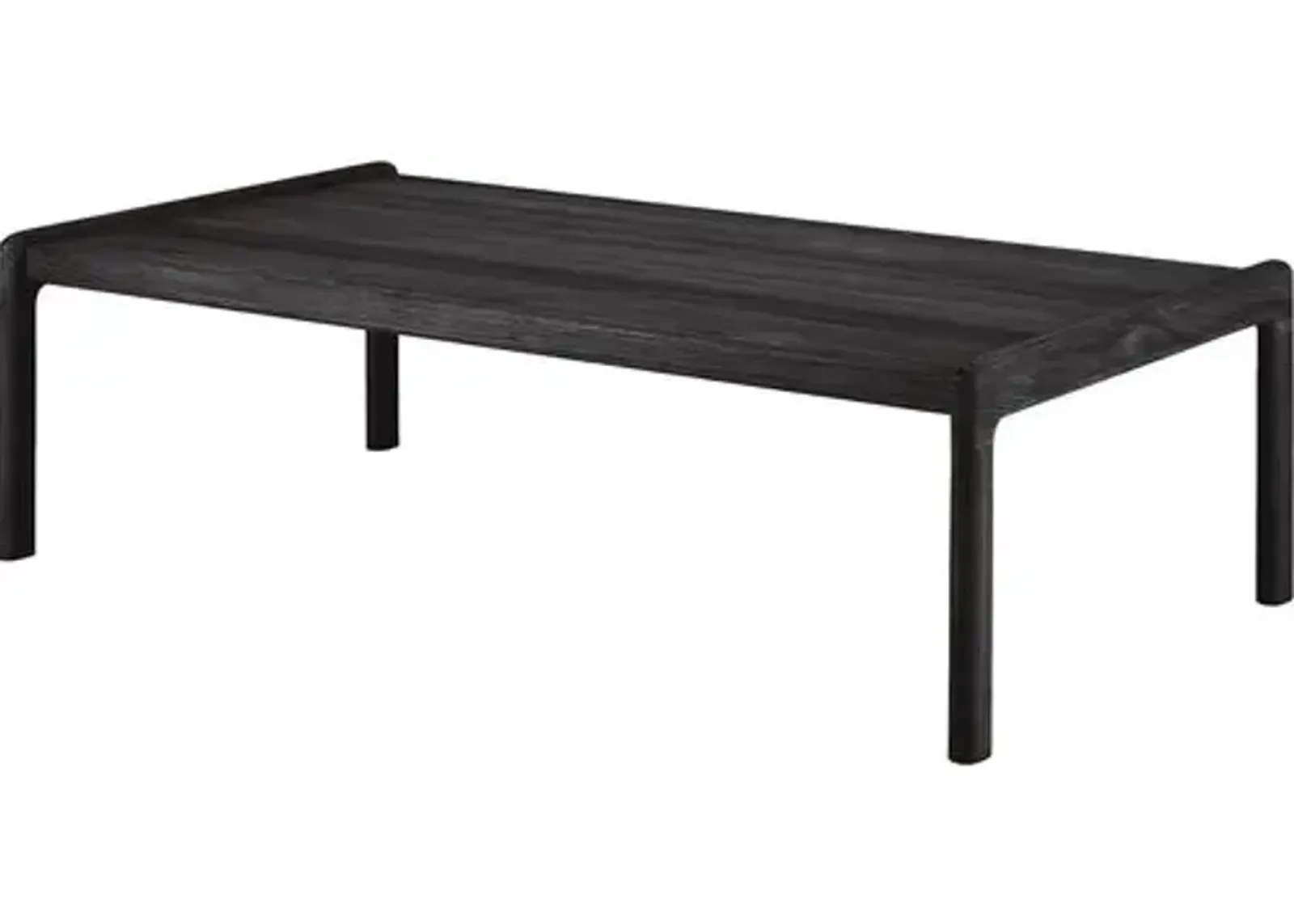 Jack Outdoor Coffee Table - Black Teak - Ethnicraft - Brown