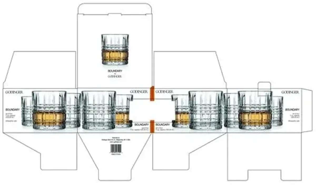 Boundary Double Old Fashion Set - Clear