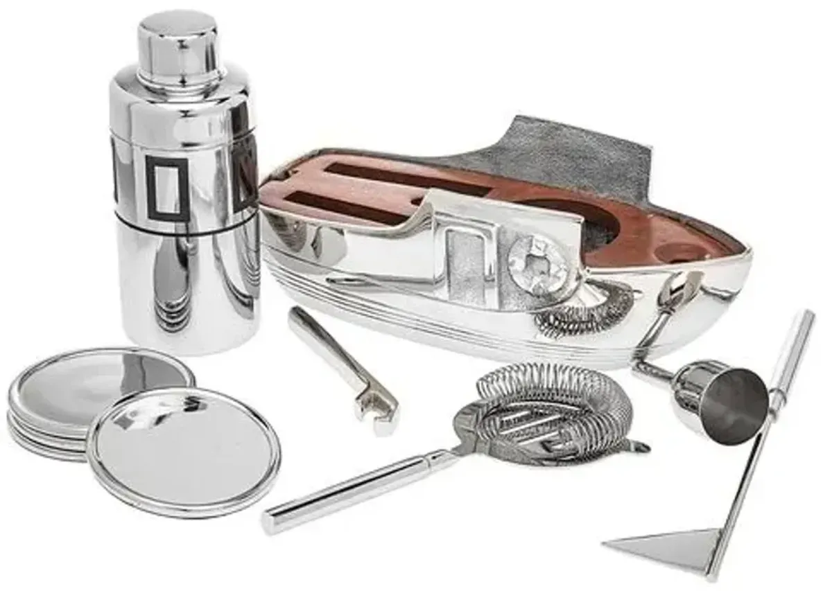 Tugboat Bar Tool Set - Silver