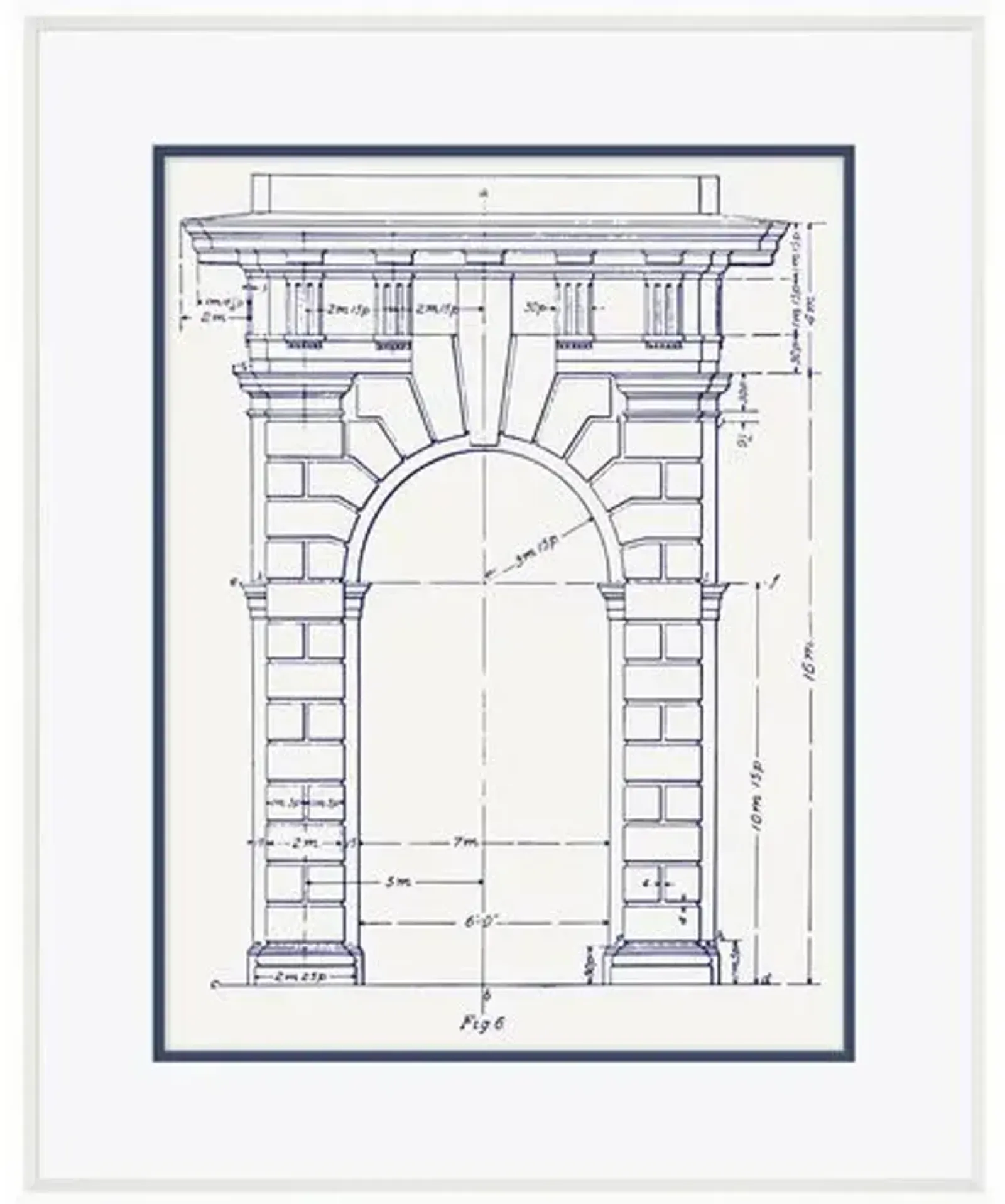 White Arch Figure 6 - Blue