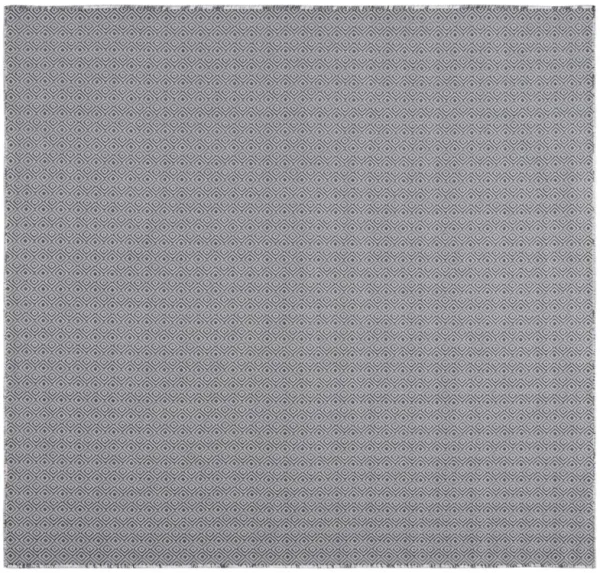 Hampton Outdoor Rug, Gray/Black