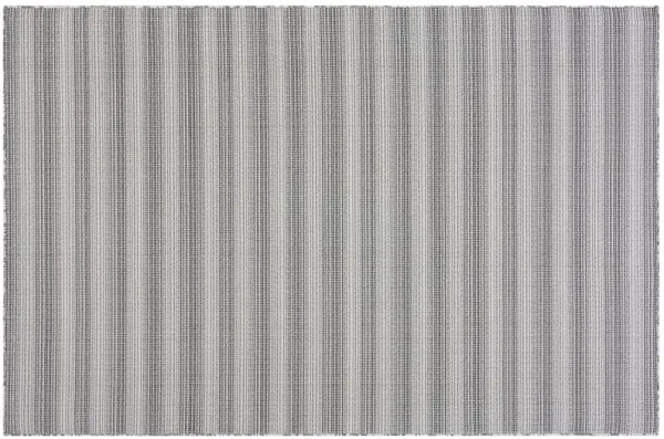 Lakeside Outdoor Rug, Black/Gray