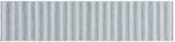 Lakeside Outdoor Rug, Aqua/Ivory