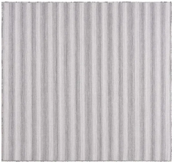 Lakeside Outdoor Rug, Black/Ivory