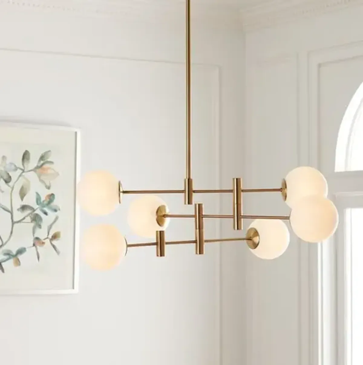 Gaia Chandelier - Antique Gold