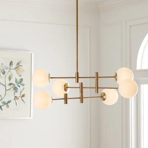 Gaia Chandelier - Antique Gold