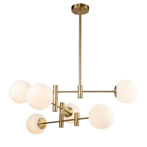 Gaia Chandelier - Antique Gold