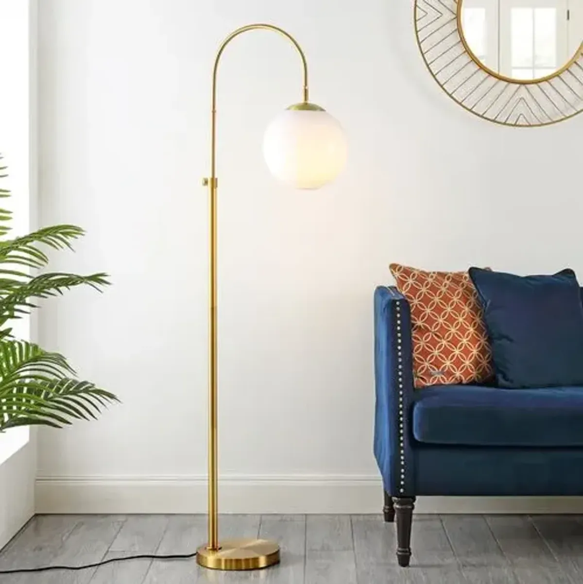 Hannah Floor Lamp - Brass Gold