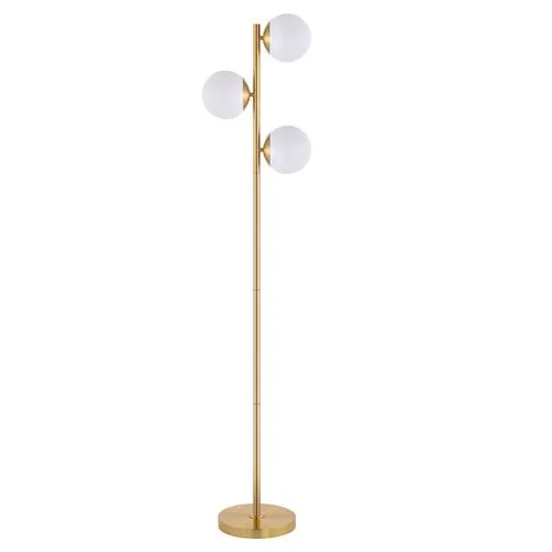 Devin Floor Lamp - Brass Gold