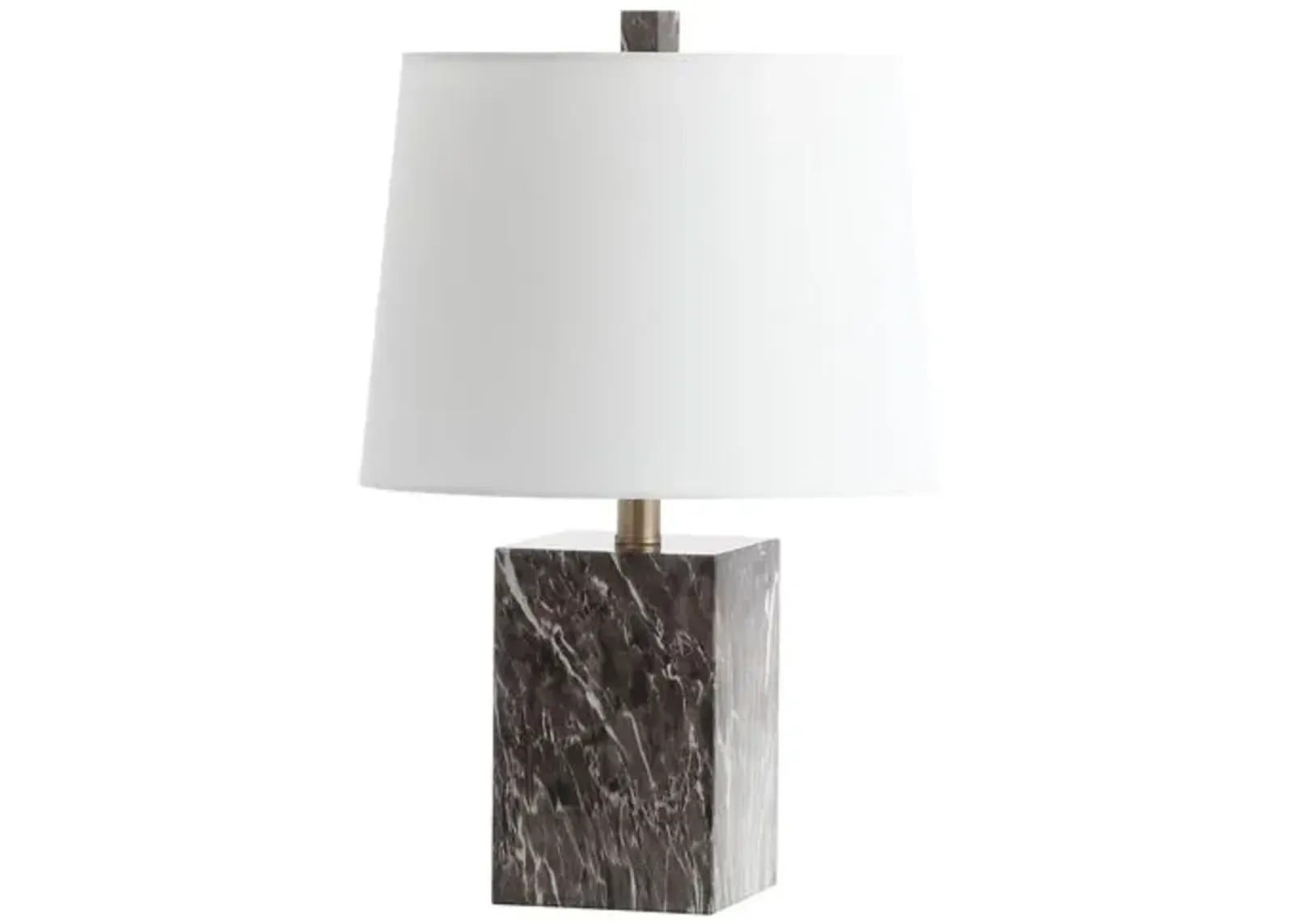 Britt Marble Table Lamp - Brown