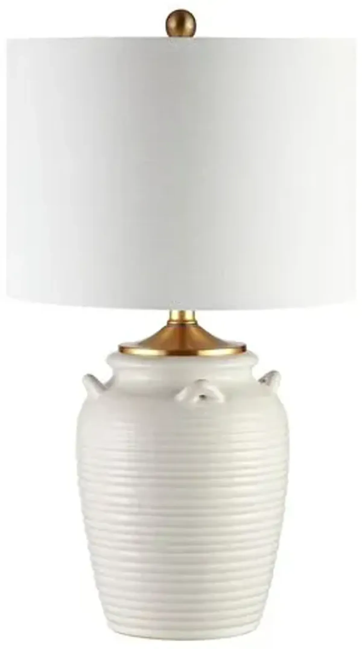 Lena Table Lamp - Ivory