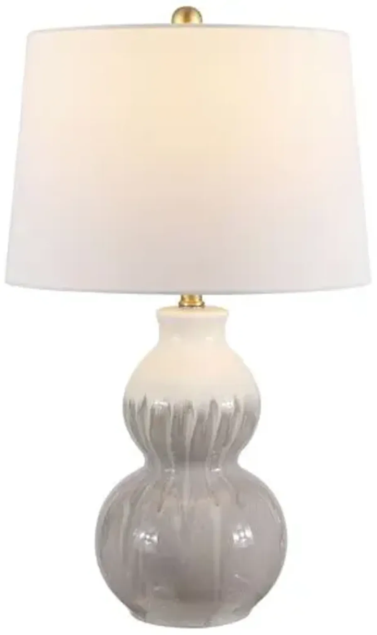 Kenzi Table Lamp - Ivory/Gray