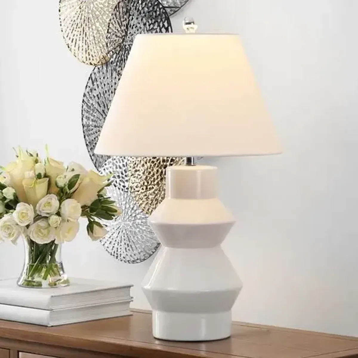 Lucia Table Lamp - White