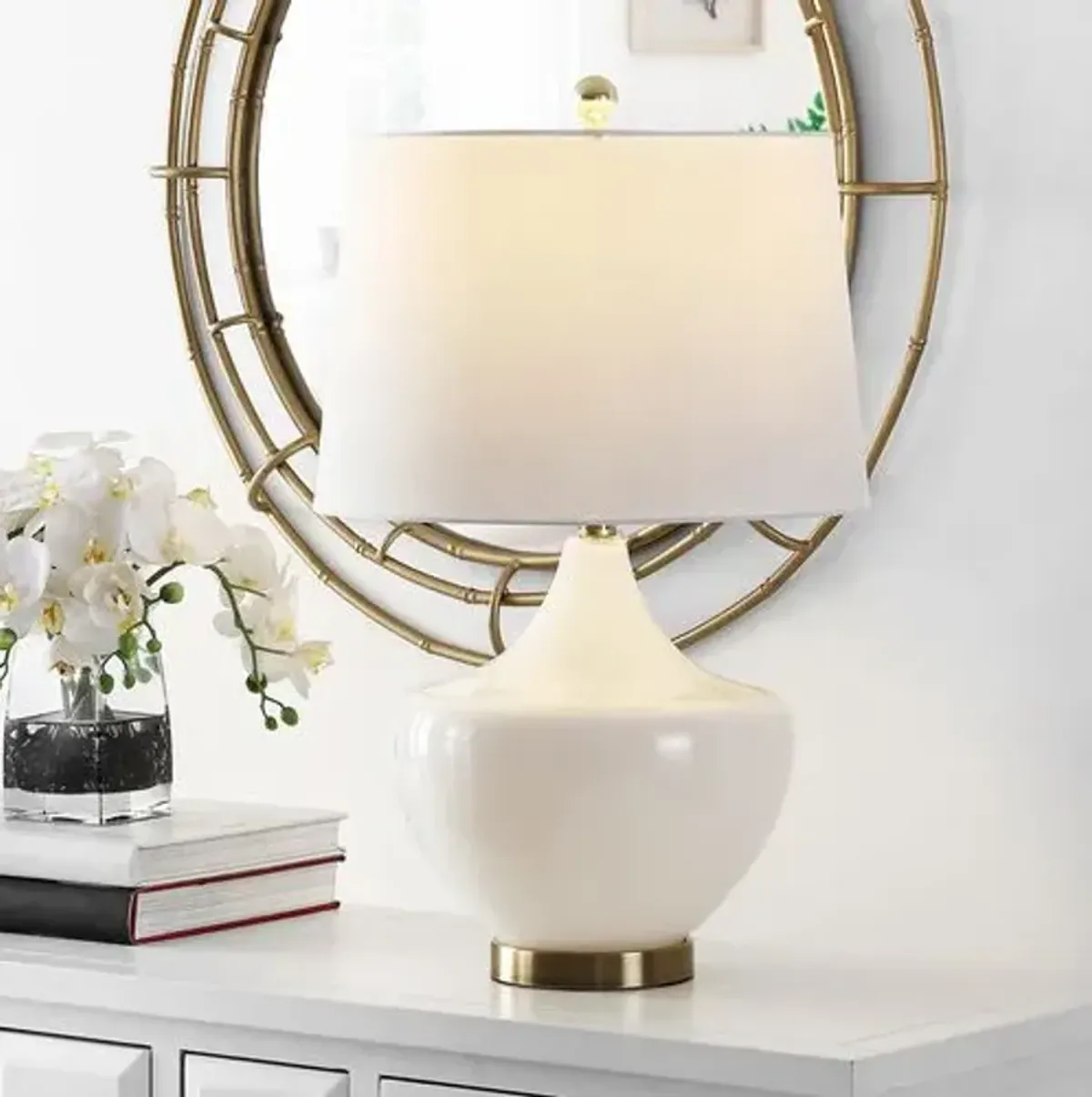 Darcy Table Lamp - White