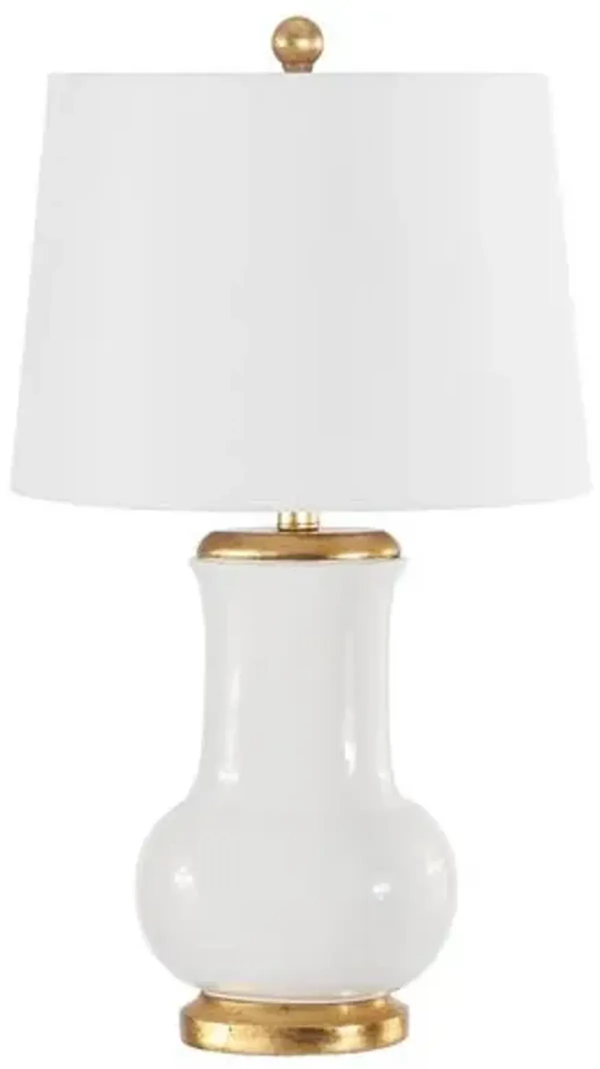 Ember Table Lamp - Ivory/Gold