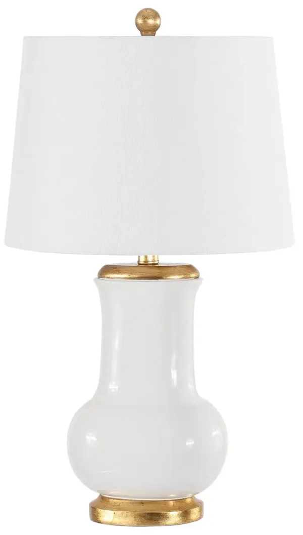 Ember Table Lamp - Ivory/Gold