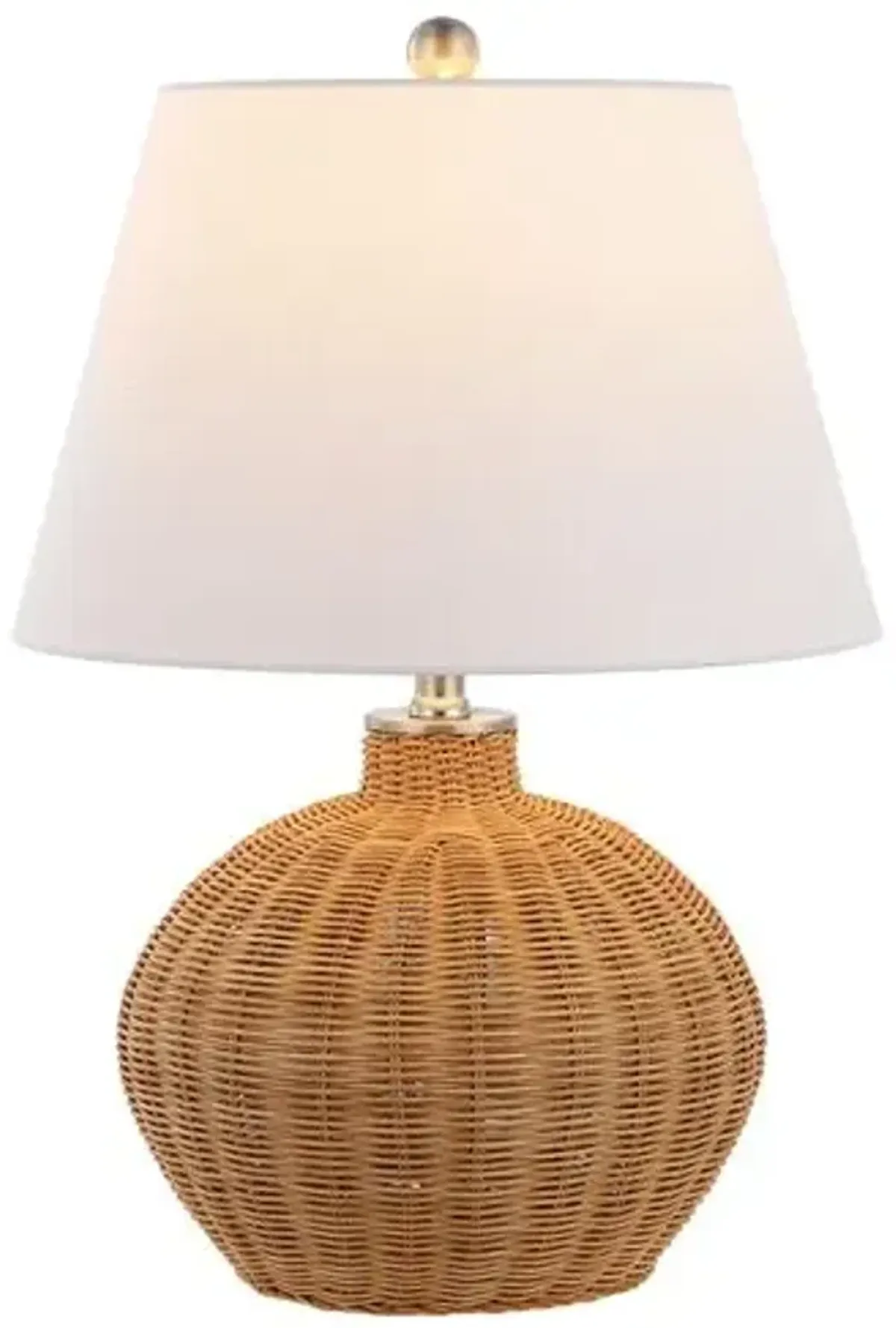 Juno Rattan Table Lamp - Natural - Brown