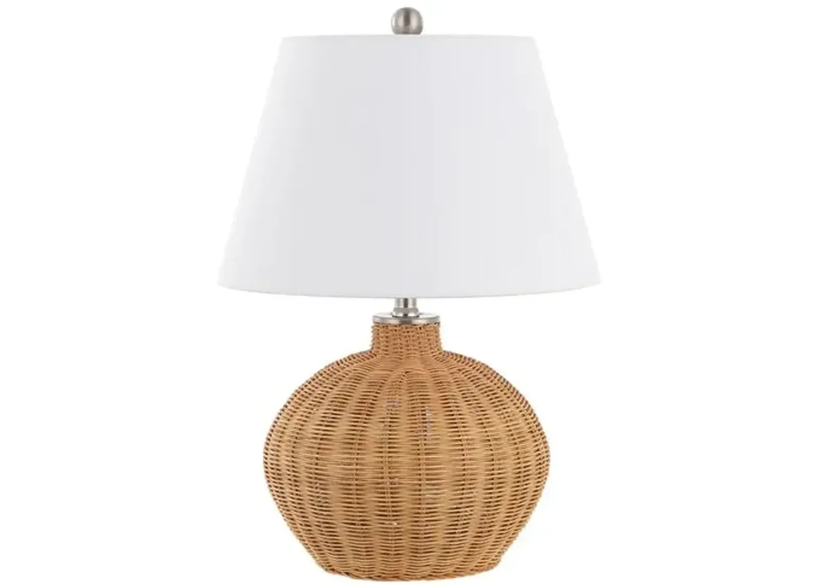 Juno Rattan Table Lamp - Natural - Brown