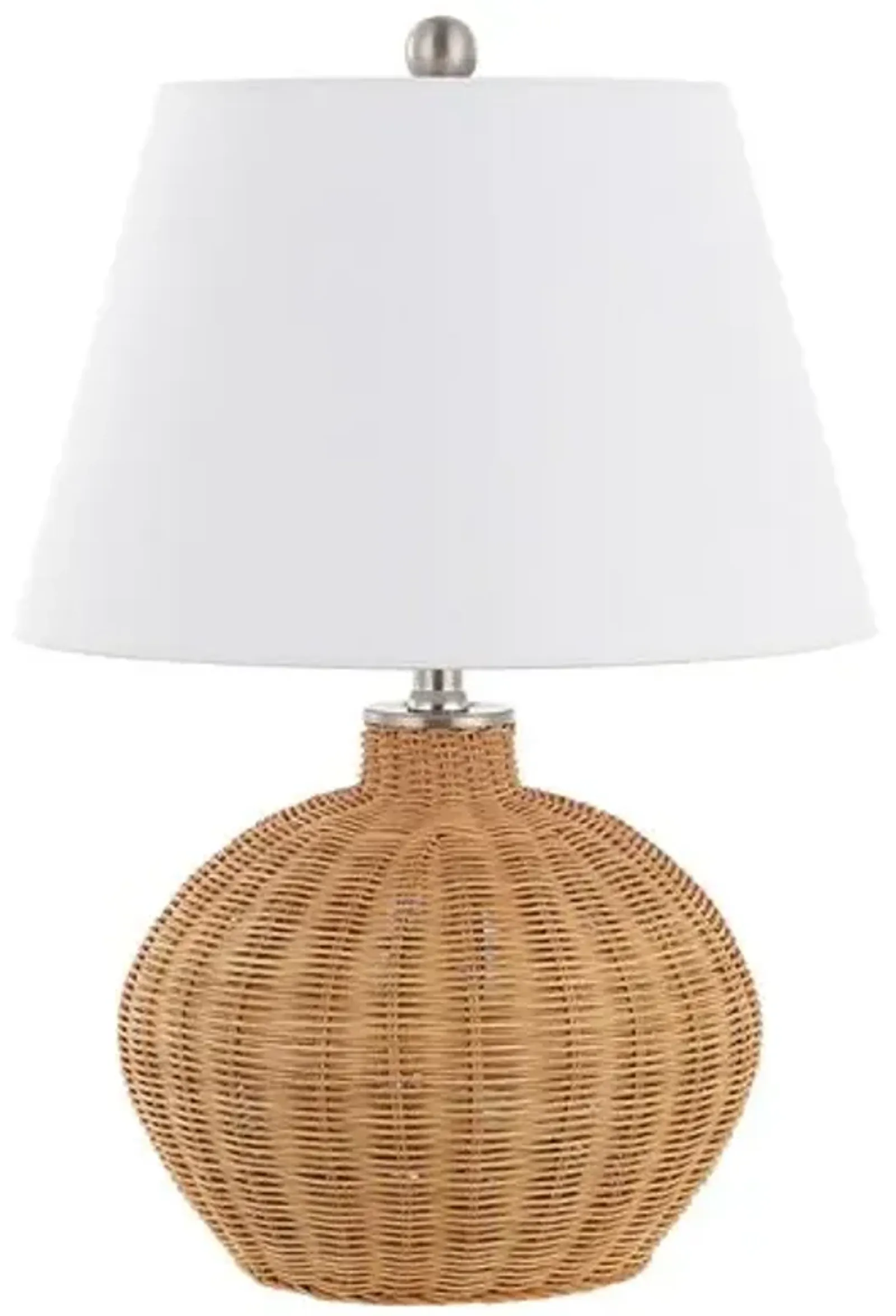 Juno Rattan Table Lamp - Natural - Brown