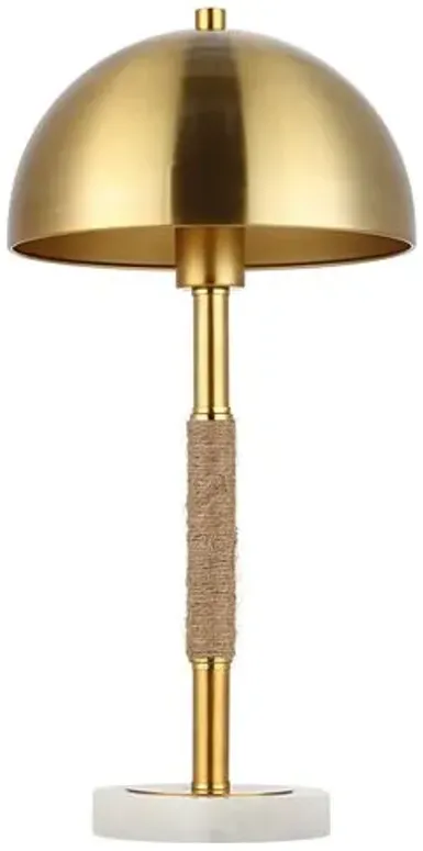 Tatum Dome Table Lamp - Gold