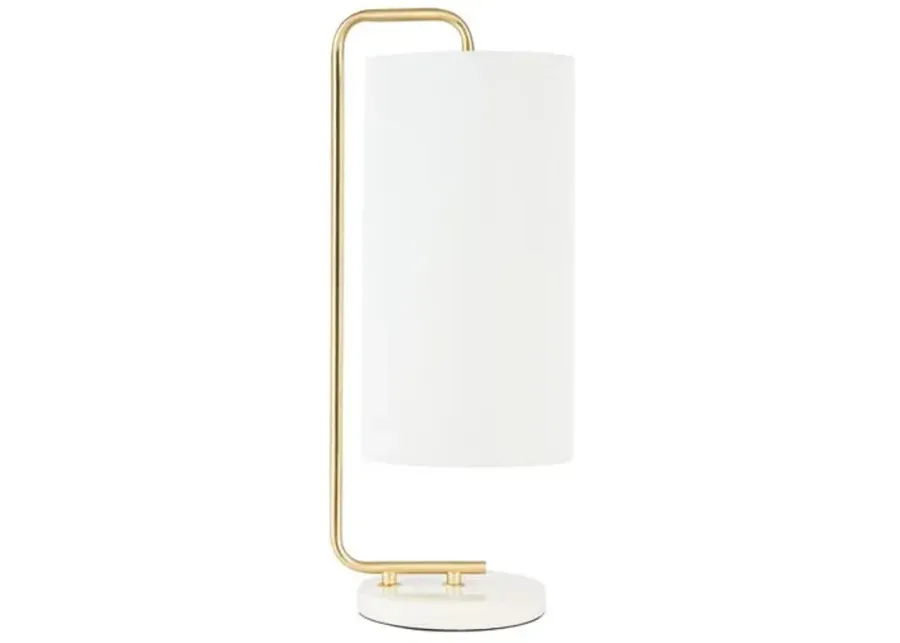 Titus Marble Table Lamp - Gold