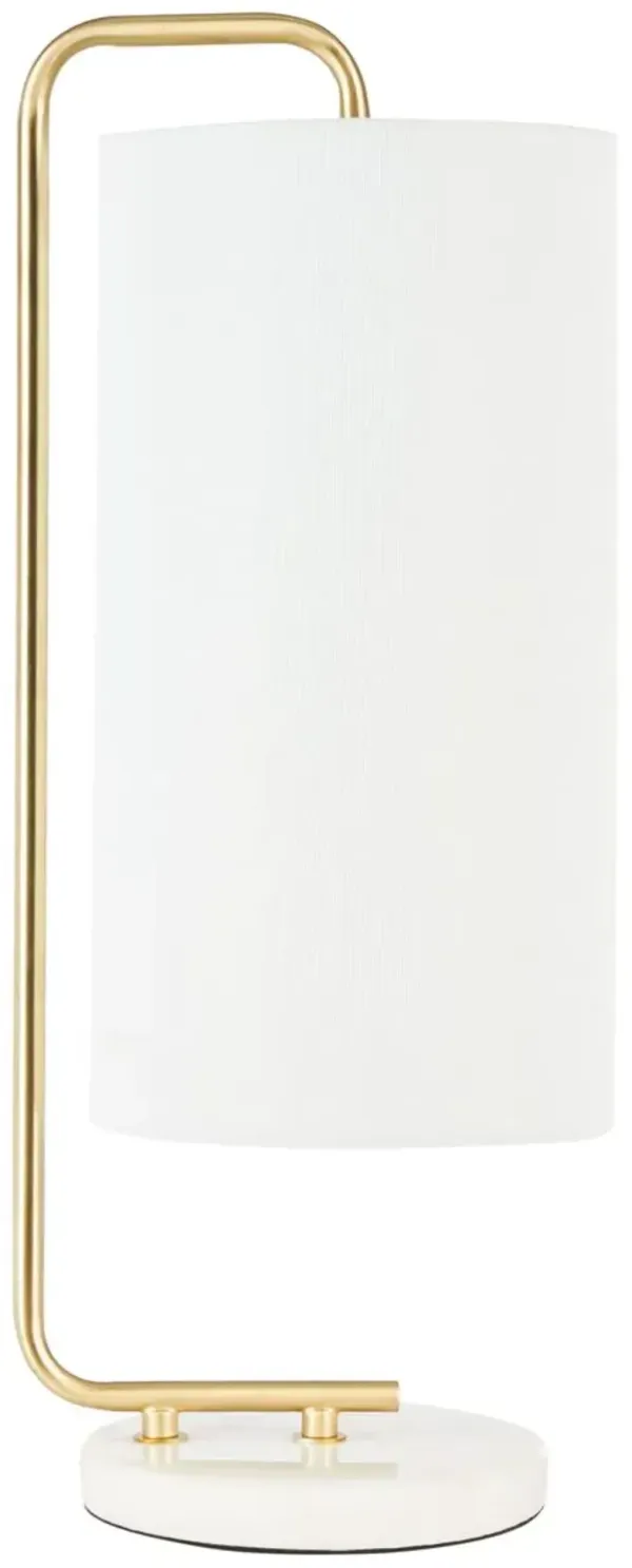 Titus Marble Table Lamp - Gold