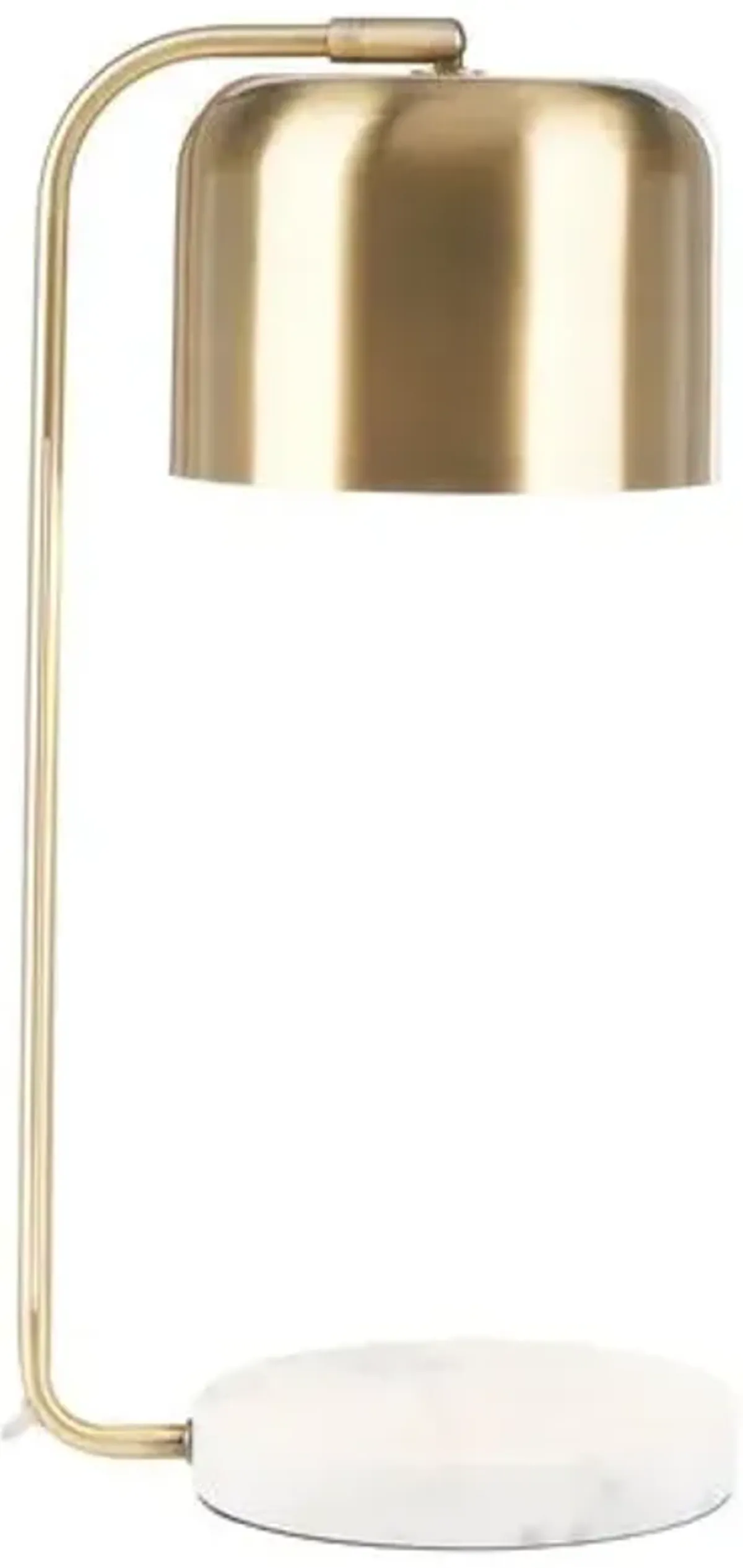 Finley Marble Table Lamp - Brass - Gold