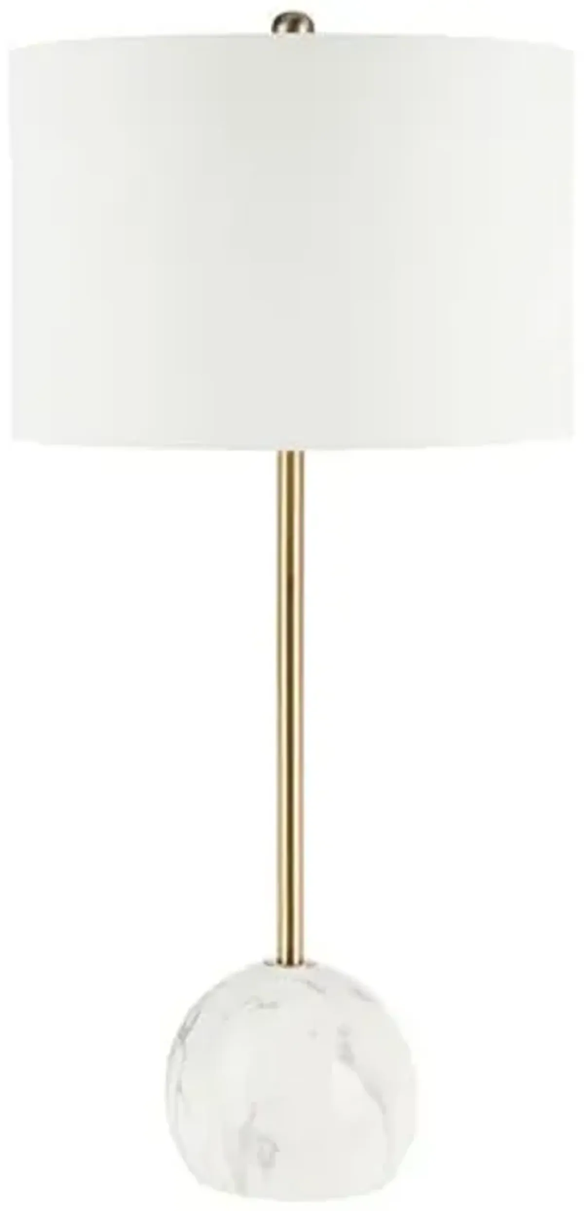 Kayden Marble Table Lamp - White