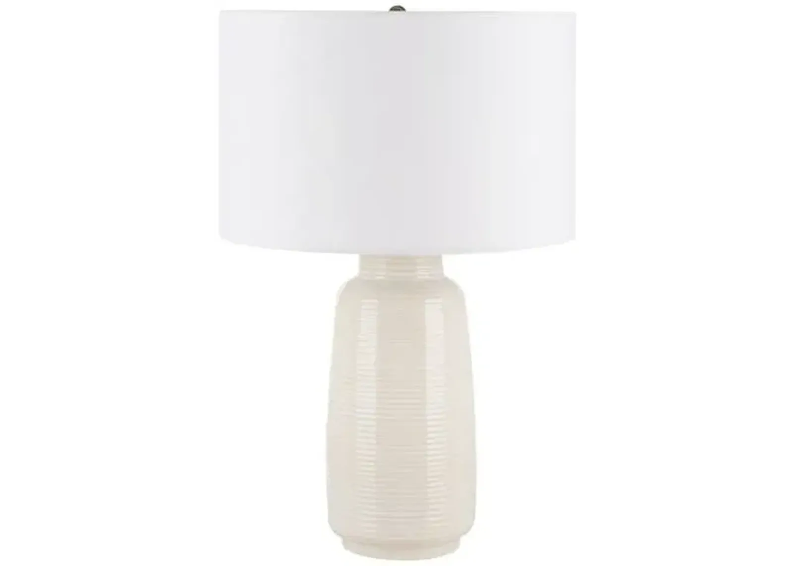 Tyra Table Lamp - Ivory