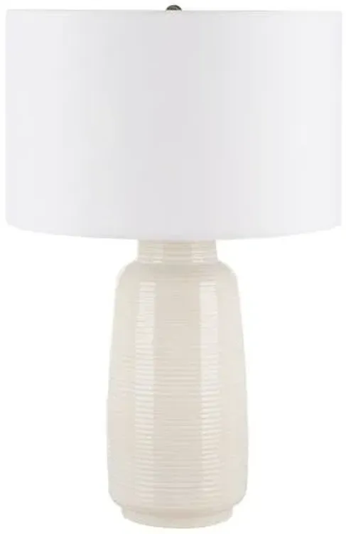 Tyra Table Lamp - Ivory