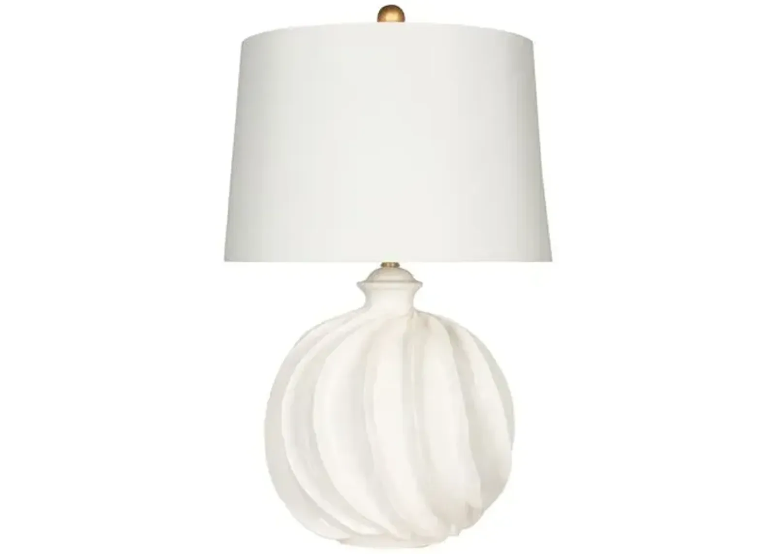 Rio Vista Table Lamp - White - Bradburn Home