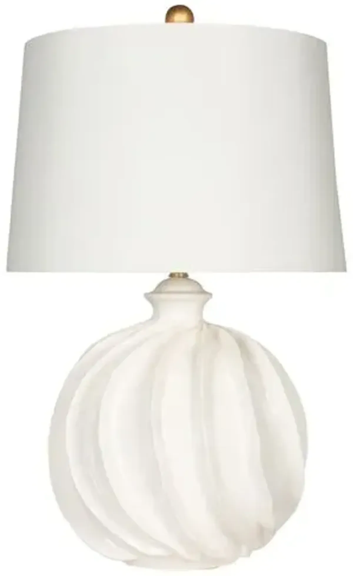 Rio Vista Table Lamp - White - Bradburn Home