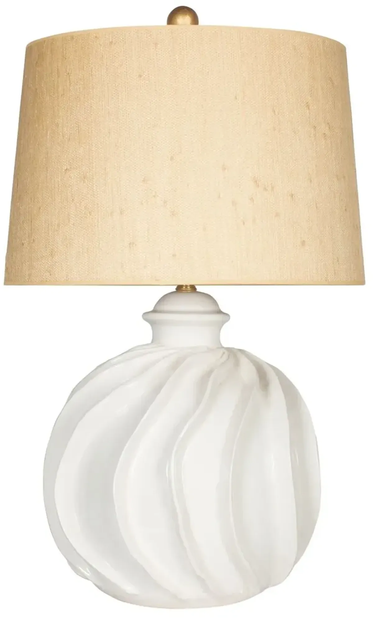 Rio Vista Couture Table Lamp - White/Seagrass - Bradburn Home
