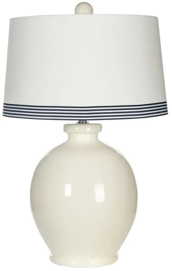 Lake Ridge Table Lamp - White/Navy - Bradburn Home