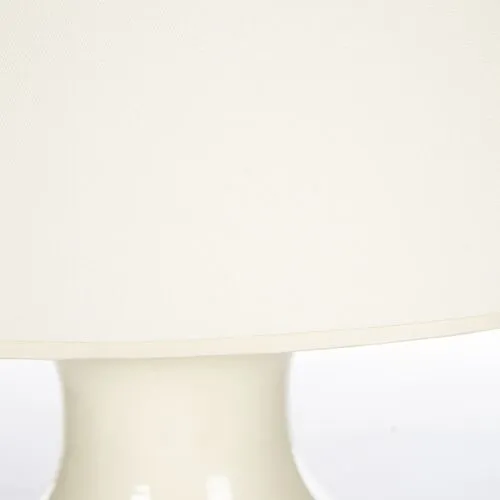 Cloister Table Lamp - White/Gold Leaf - Bradburn Home