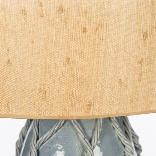 Bayside Net Table Lamp - Soft Blue - Bradburn Home - Handcrafted