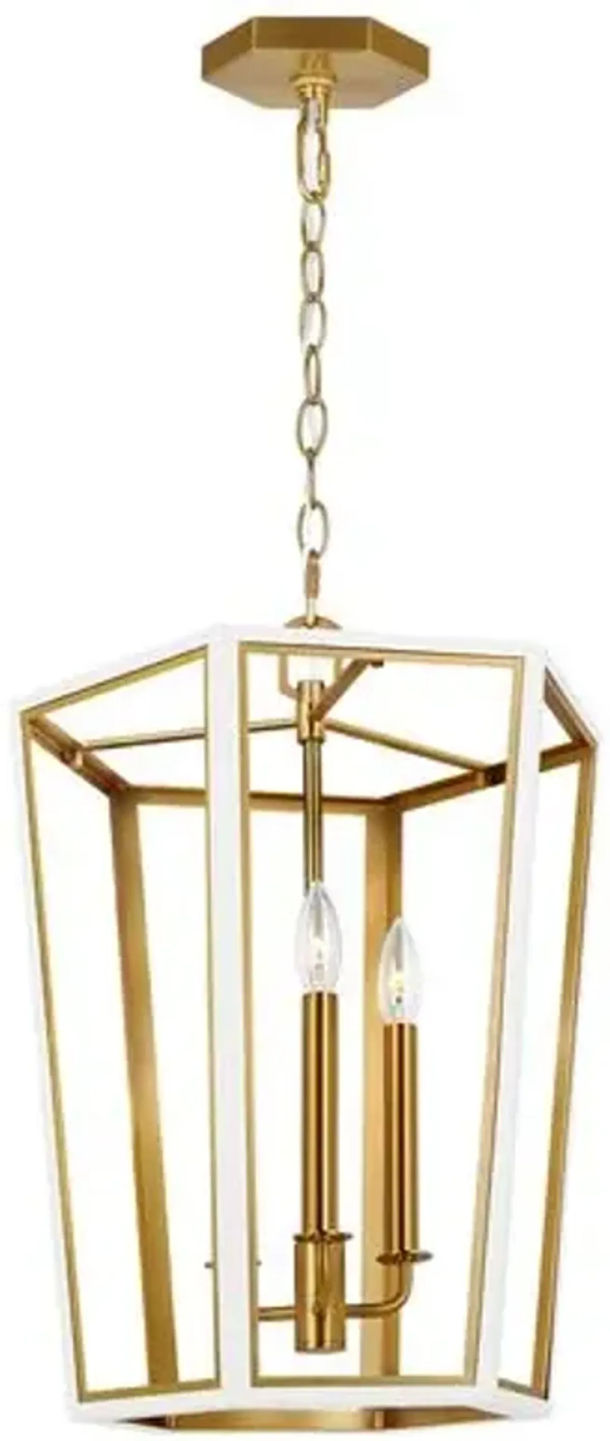 Visual Comfort - Curt Small Lantern - White