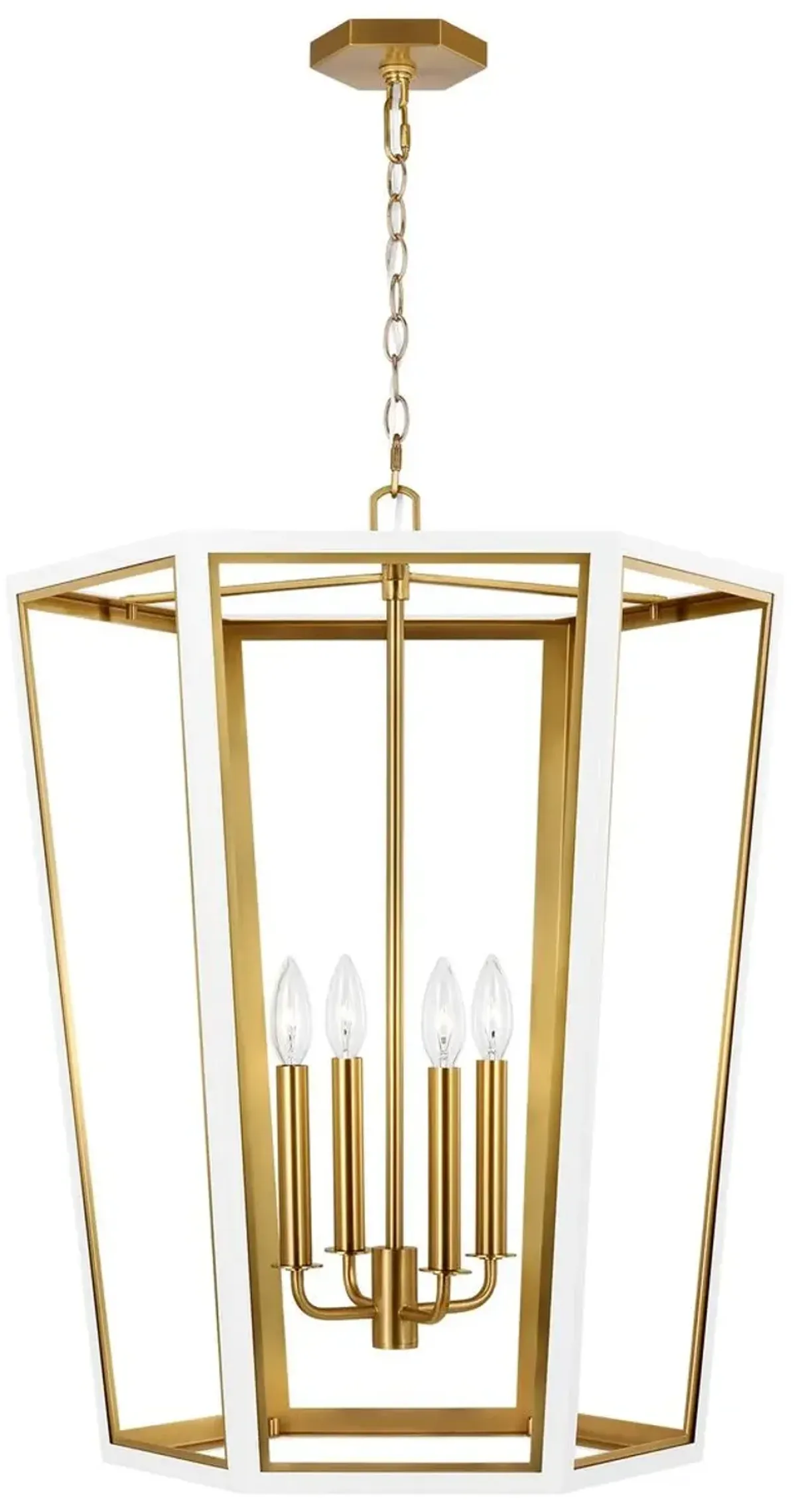 Visual Comfort - Curt Medium Lantern - White