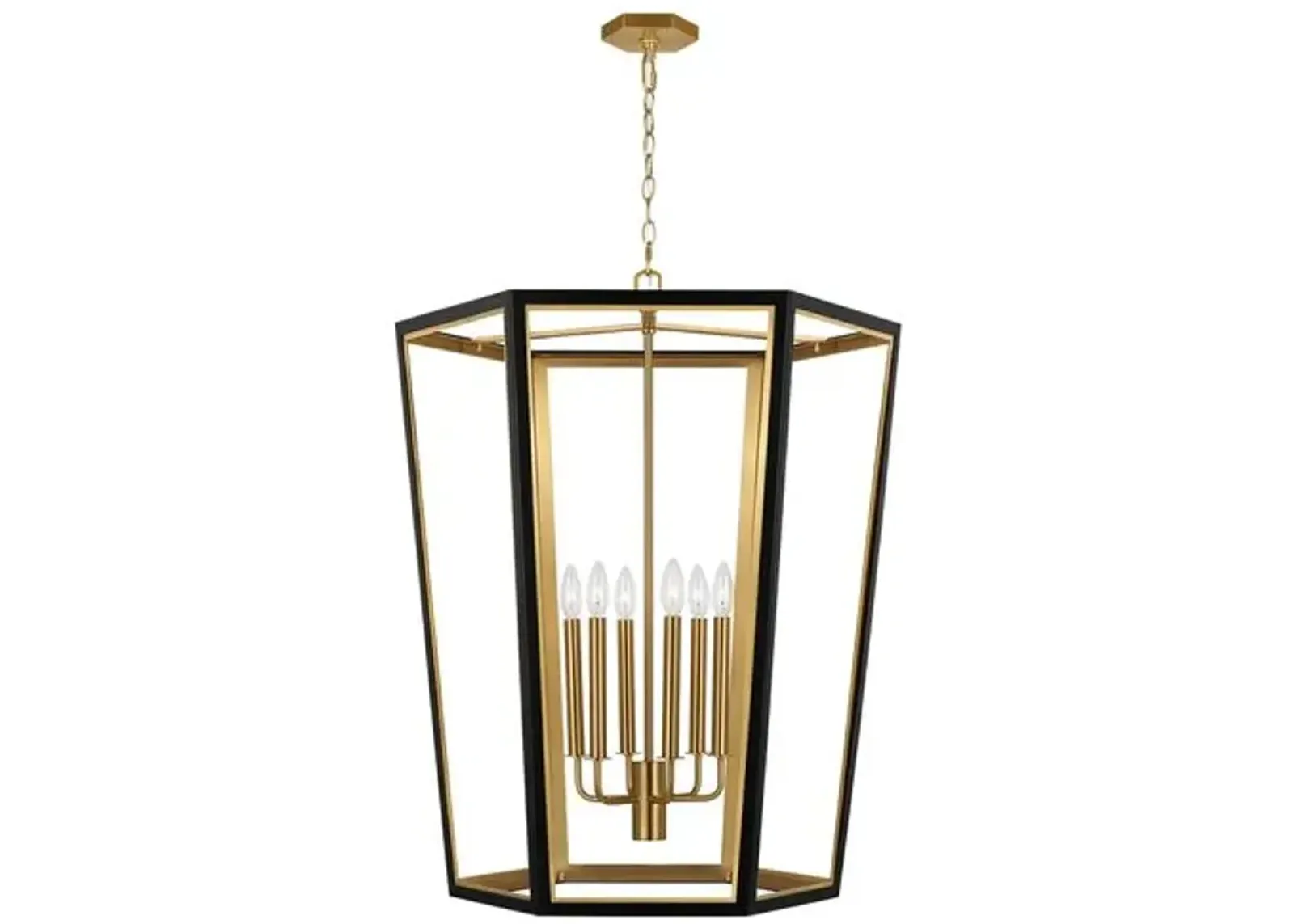 Visual Comfort - Curt Large Lantern - Black