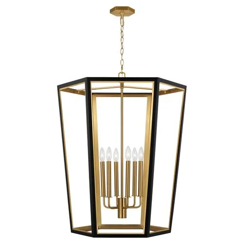 Visual Comfort - Curt Large Lantern - Black