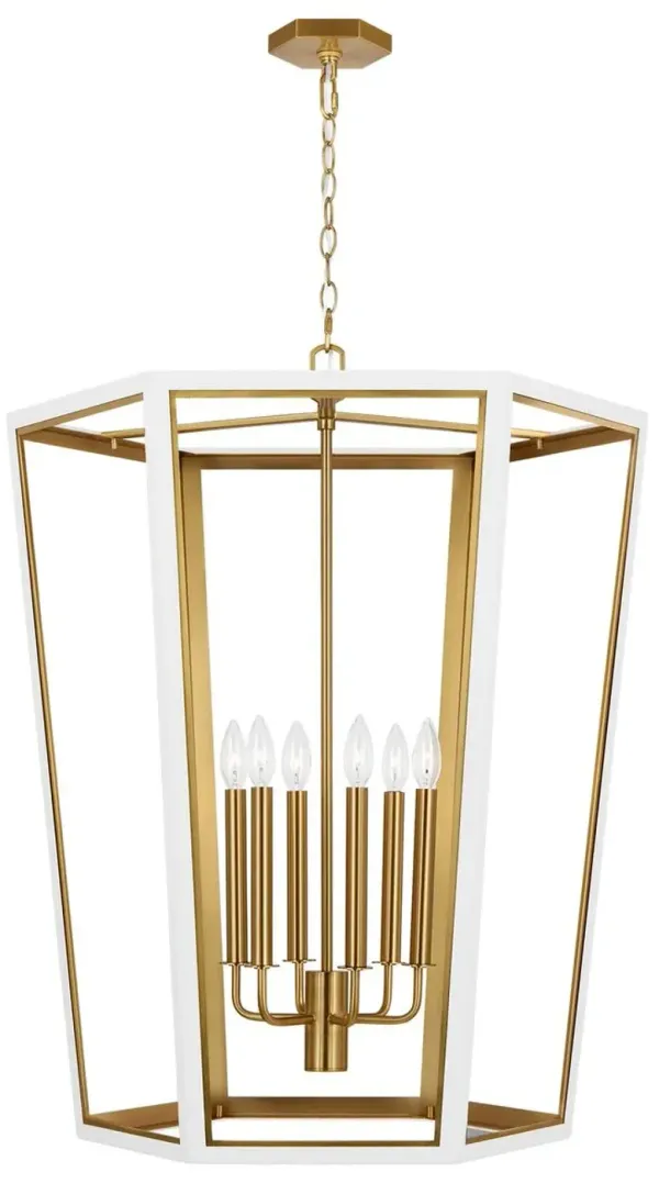 Visual Comfort - Curt Large Lantern - White