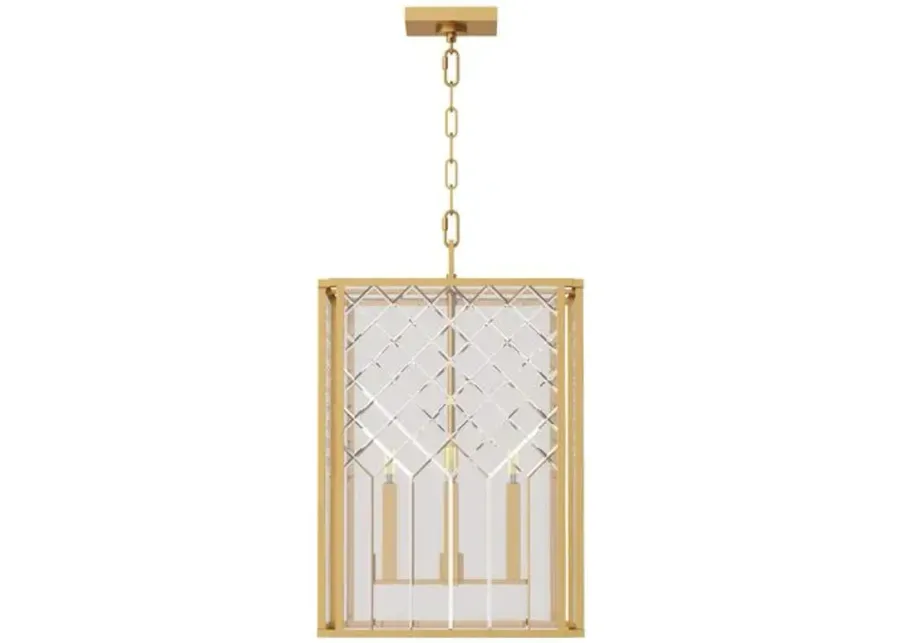 Visual Comfort - Erro Medium Lantern - Burnished Brass - Gold