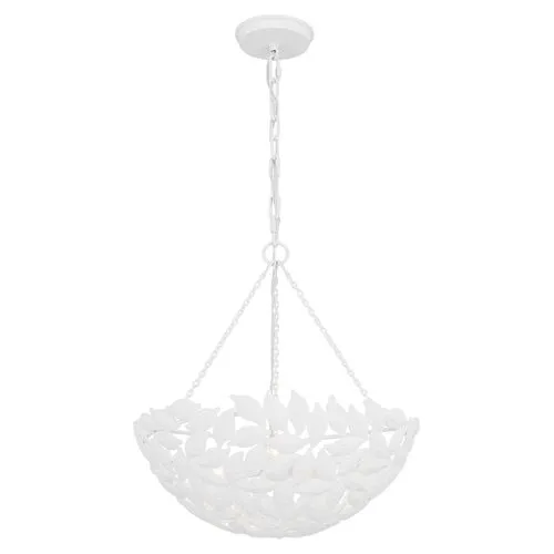 Visual Comfort - Kelan Small Pendant - White