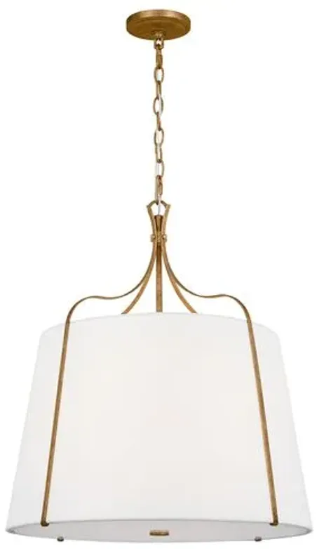 Visual Comfort - Leander Large Hanging Shade - Gold