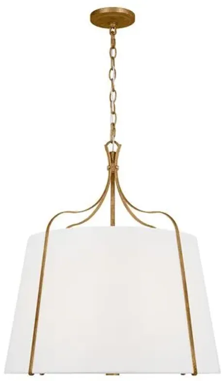 Visual Comfort - Leander Large Hanging Shade - Gold