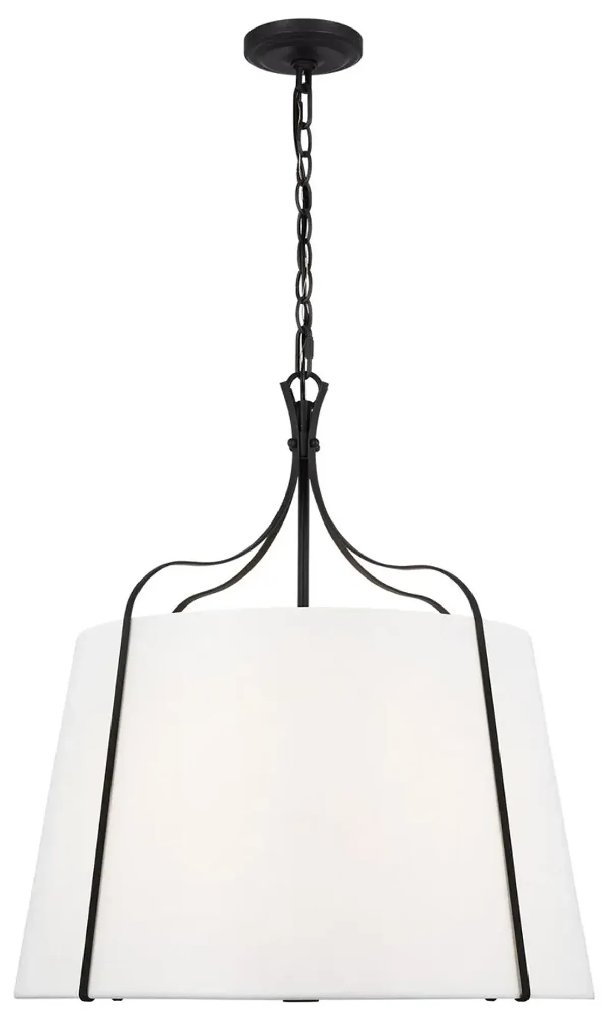 Visual Comfort - Leander Large Hanging Shade - Black
