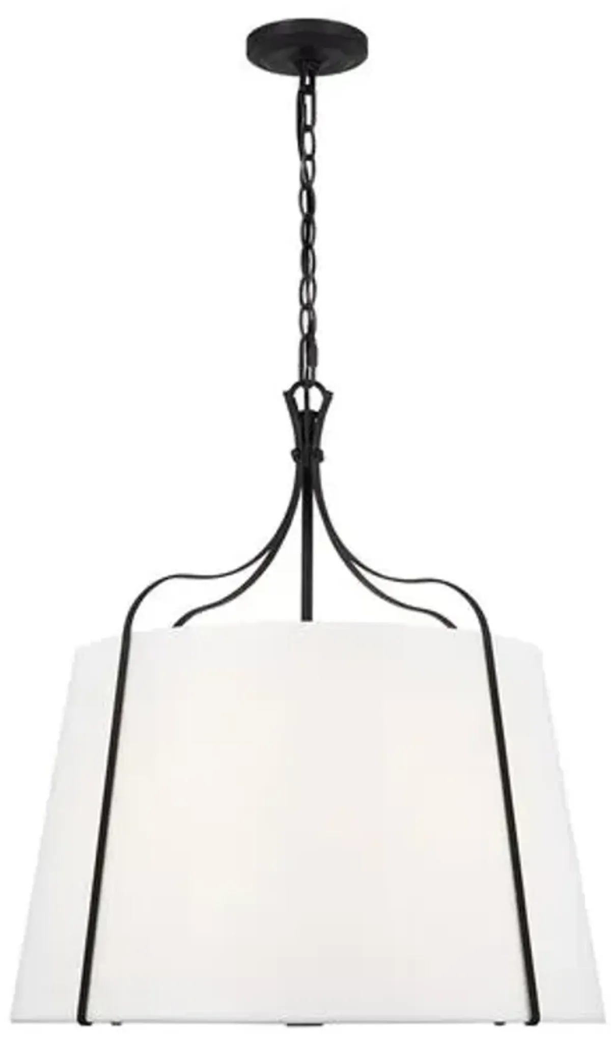 Visual Comfort - Leander Large Hanging Shade - Black