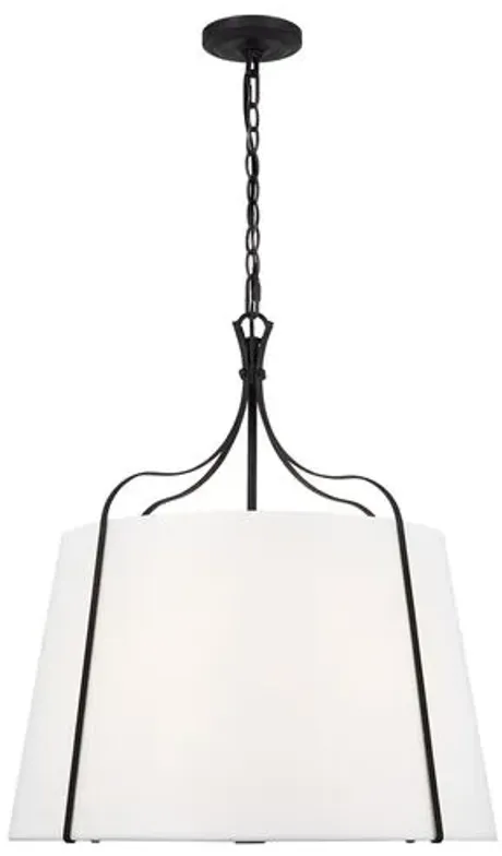 Visual Comfort - Leander Large Hanging Shade - Black