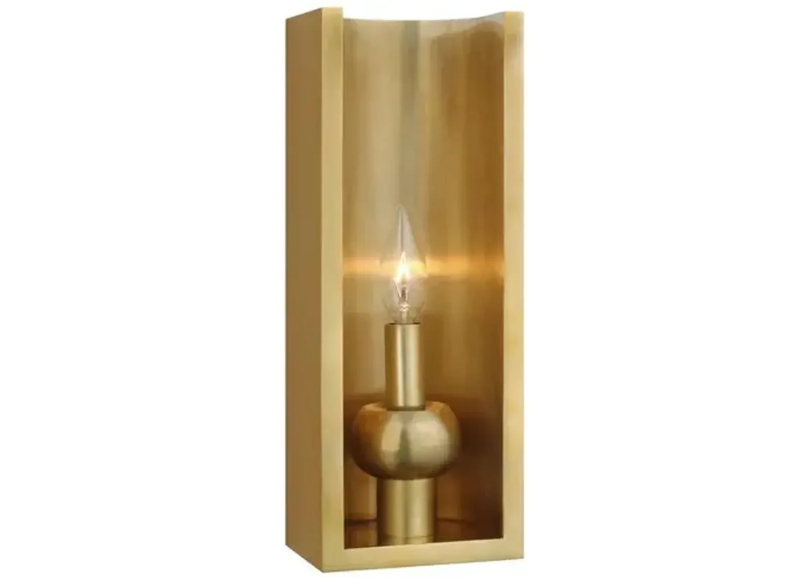 Visual Comfort - Comtesse Medium Shield Wall Sconce - Gold